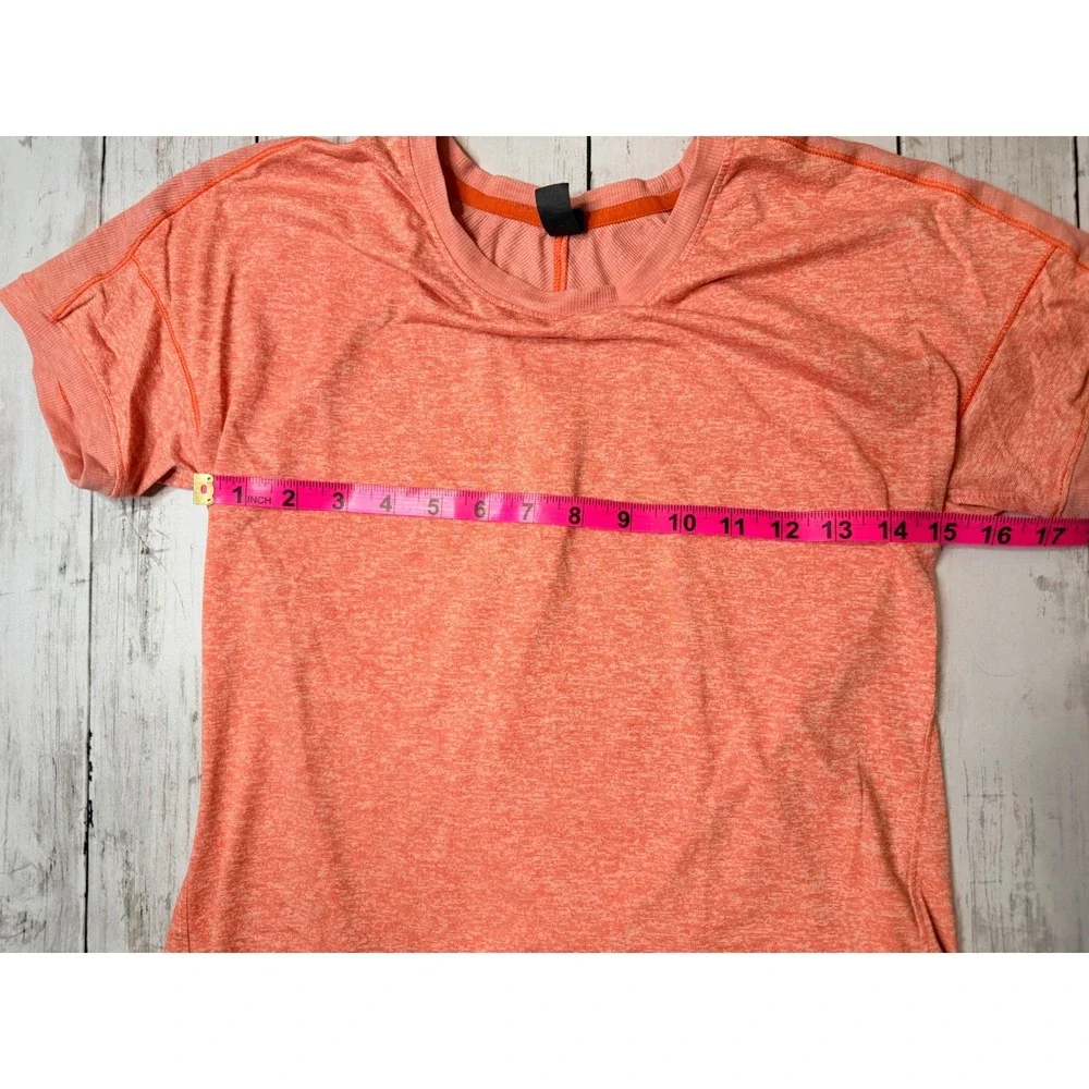The North Face Womens Orange Space Dye Active T-Shirt Short Sleeve Small - Picture 10 of 10